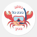 Recherche de dessin de crabe autocollants Créatures marines