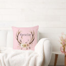 Recherche de antlers coussins Rose