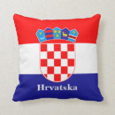 Recherche de drapeau de la croatie coussins Armoiries