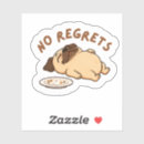 Recherche de regret autocollants Drôle