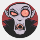 Recherche de crocs de vampire autocollants Monstre