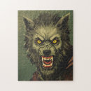 Recherche de halloween puzzles Loup garou