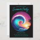 Recherche de la grande vague invitations Tropical