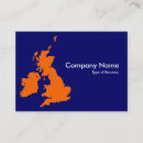 Recherche de bleu orange cartes visite Business
