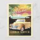 Recherche de rétro voiture cartes postales Été