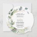 Recherche de vert et or mariage invitations De