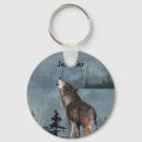 Recherche de loup hurlant porteclés Pour tous