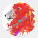 Recherche de peinture de lion autocollants Animal
