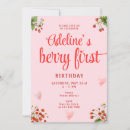 Recherche de pink strawberry invitations Pour enfants