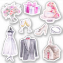 Recherche de organisateur mariage autocollants Élégant