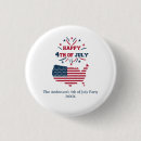 Recherche de 4 juillet badges Rouge blanc bleu