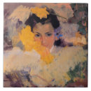 Recherche de peinture de portrait carreaux Impressionnisme