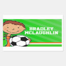 Recherche de soccer rectangles autocollants Pour enfants