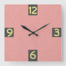 Recherche de conception girly horloges Rose
