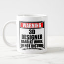 Recherche de trois dimensions tasses Dimensionnel