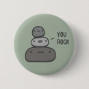 Recherche de roche ronds badges Illustration