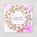 Recherche de fleuriste jardinier cartes visite Élégant