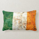 Recherche de drapeau irlandais coussins Tricolore