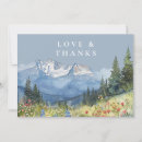 Recherche de mariage de montagne vœux cartes Fleur sauvage