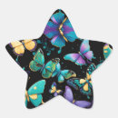 Recherche de ailes de papillon autocollants Jaune