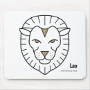 Recherche de lion noir tapis souris Zodiaque