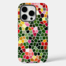 Recherche de motif de mosaïque iphone coques Coloré