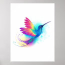 Recherche de oiseau vol posters Aquarelle