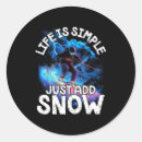 Recherche de débutant autocollants Ski