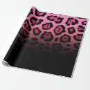 Recherche de léopard rose papier cadeau Scintille