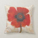 Recherche de red poppy coussins Fleur