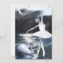 Recherche de swan lake invitations Ballet