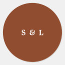 Recherche de initials mariage autocollants Scellés d'enveloppe