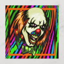 Recherche de cirque halloween invitations Clowns