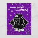 Recherche de zodiaque invitations Aquarius