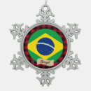 Recherche de drapeau du brésil ornements Noël