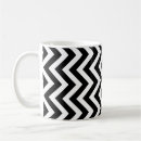 Recherche de zigzag noir et blanc tasses Moderne