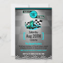 Recherche de racer invitations Fête d'anniversaire
