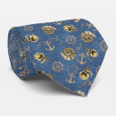 Recherche de motif de coquillage cravates Bleu