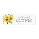 Recherche de sunflower return address étiquettes adresse retour Floral