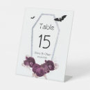 Recherche de halloween mariage table cartes Violet