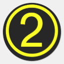 Recherche de numéro 2 autocollants Deux