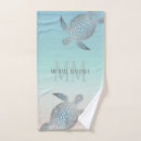 Recherche de turquoise bain serviettes Initiales