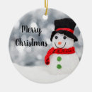 Recherche de bonhomme neige heureux ornements Hiver