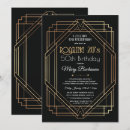 Recherche de 1920s invitations Noir et or