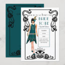 Recherche de gangster invitations Vintage