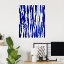 Recherche de bleu royal et blanc posters Moderne