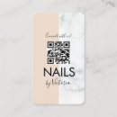 Recherche de salon de clou de beauté cartes visite Professionnel