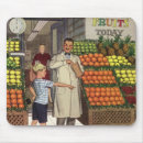 Recherche de fruits légumes tapis souris Vintage