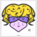 Recherche de femme blonde autocollants Dessin