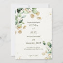 Recherche de nature extérieure invitations Aquarelle eucalyptus